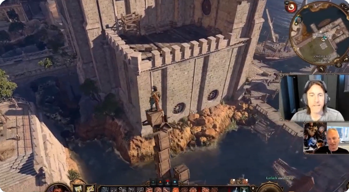 Matt Mercer’s ‘Very Smart’ Crate-Stacking Trick Gets Him to the Top of a Baldur’s Gate 3 Castle
