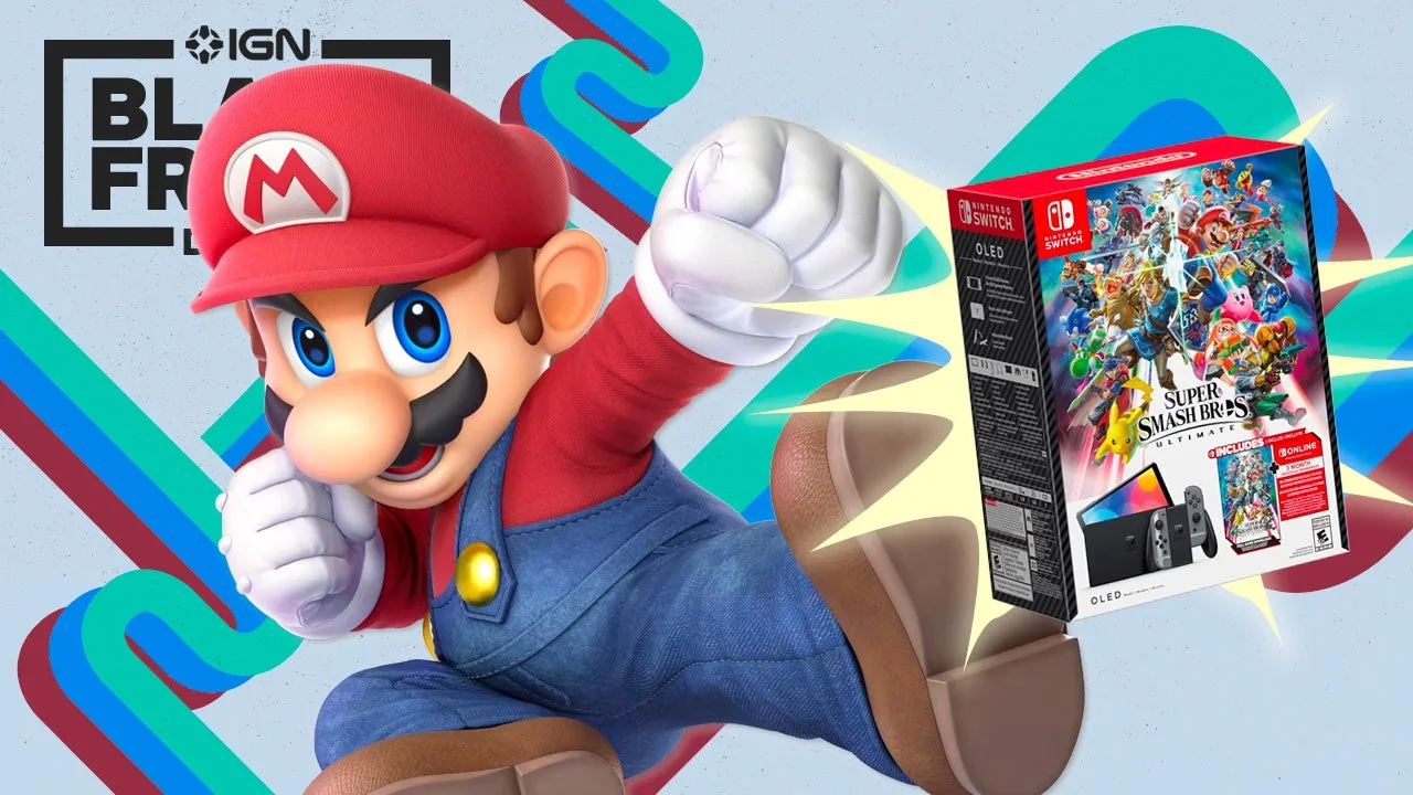 Amazon Finally Has the Black Friday Super Smash Bros. OLED Bundle