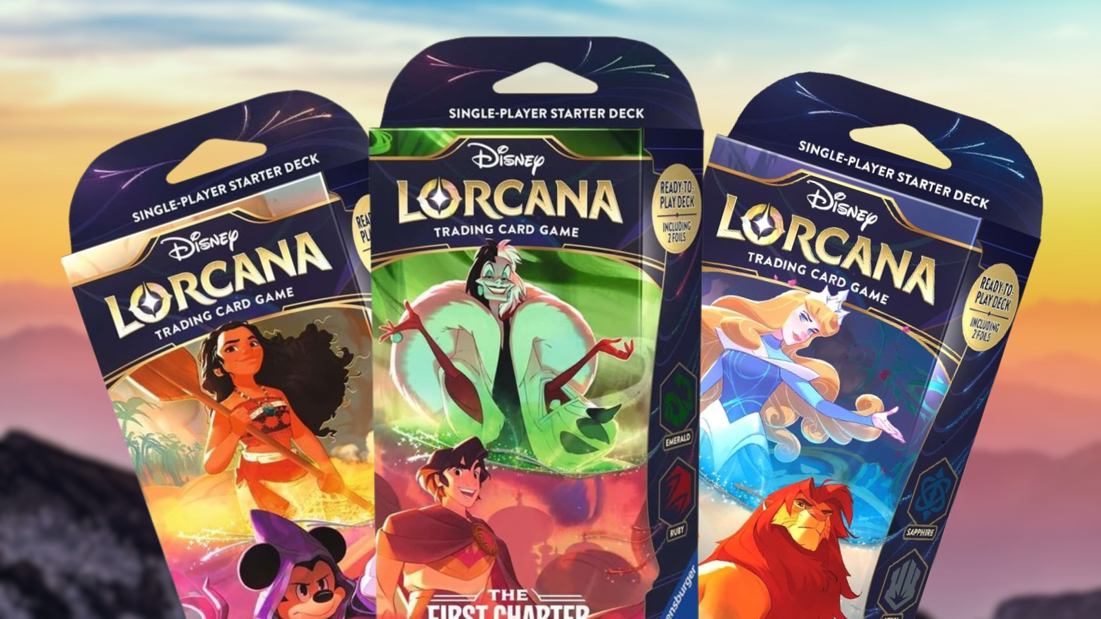 New Disney Lorcana Starter Sets Are Up for Preorder at Amazon